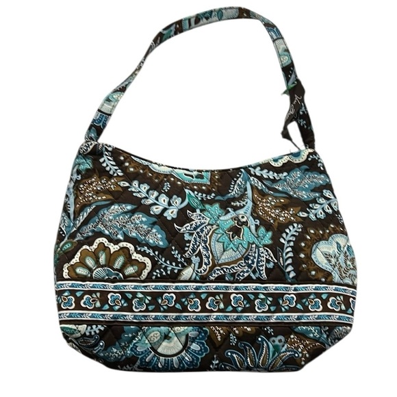 Vera Bradley Handbags - Vera Bradley Small Blue And Brown Bag